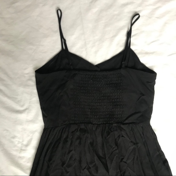 H&M black button down sleeveless midi dress - Picture 4 of 4